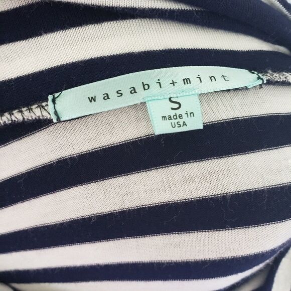 Wasabi + mint blue and white striped maxi skirt - Picture 5 of 5